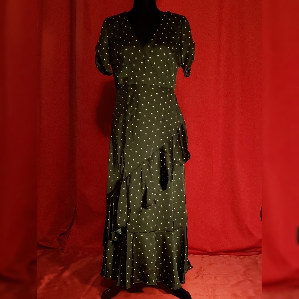 Polka Dot Ruffle Dress